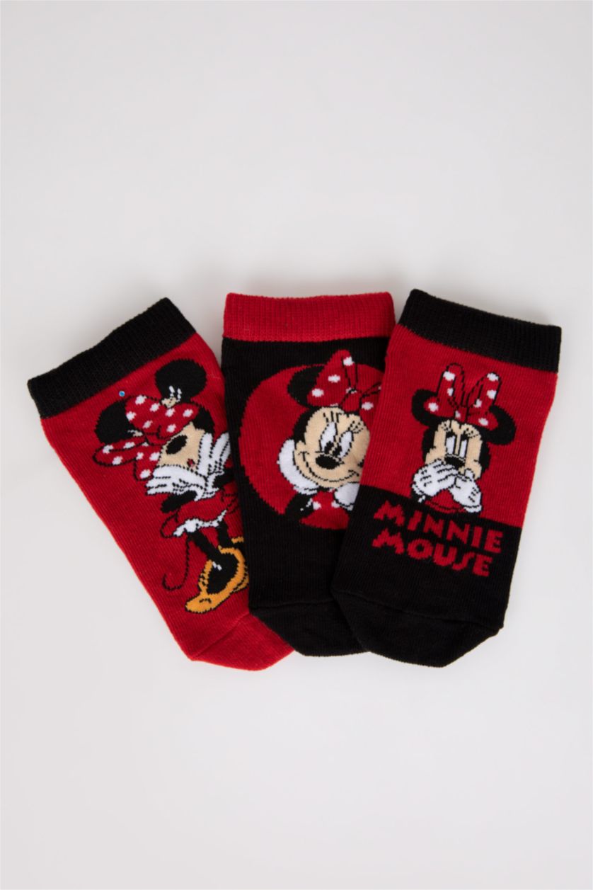 FILLES Karma Chaussettes Longues Coton 3 Mickey & Minnie (Standard Characters) Fille