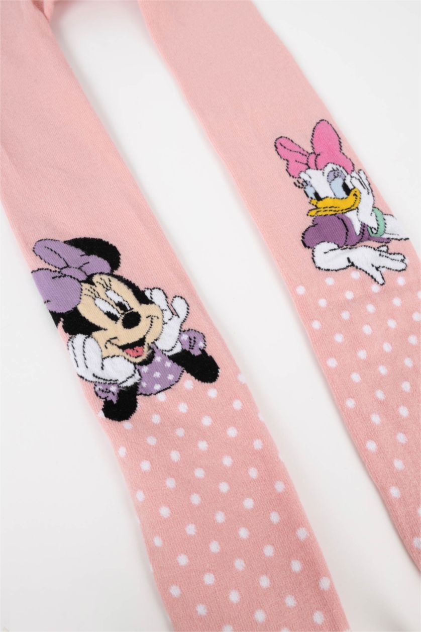 GIRLS & TEENS Pink Girls Disney Mickey & Minnie Cotton Pantyhose
