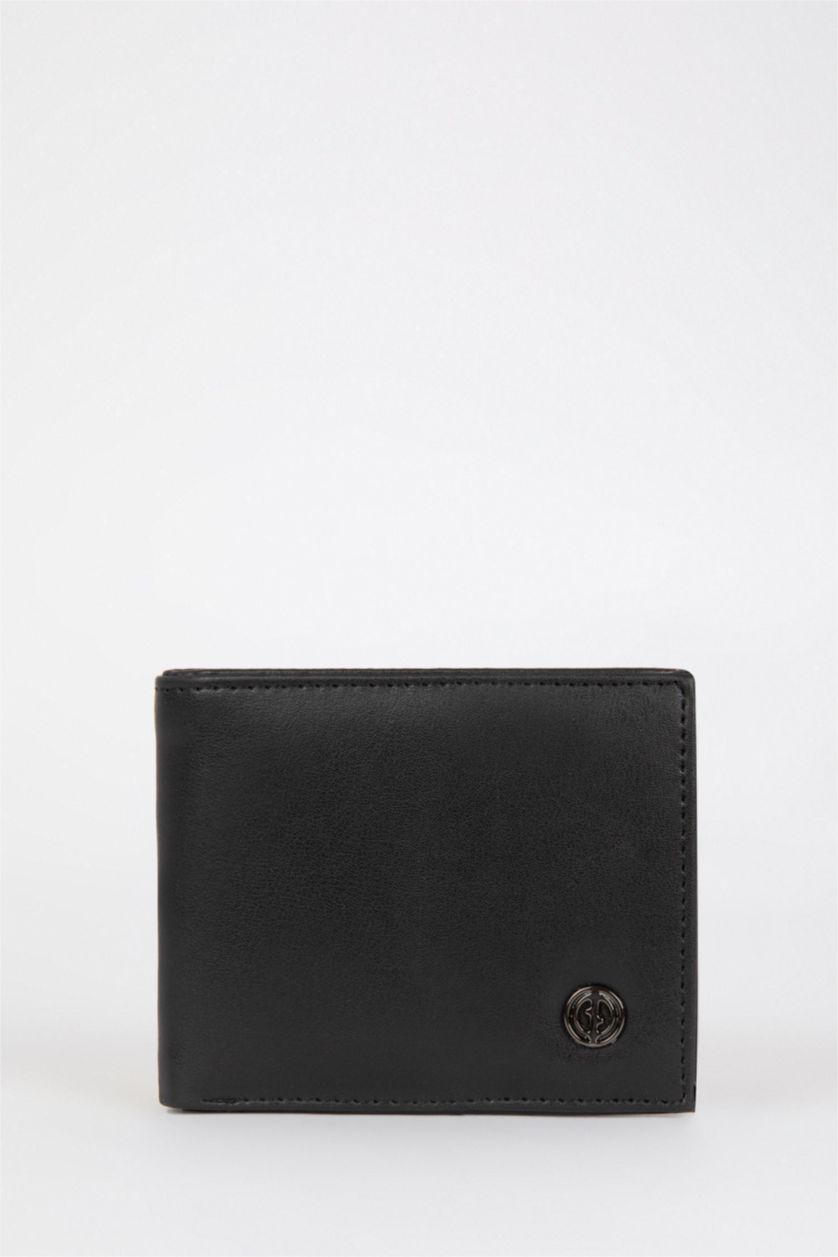 Men Black Men's Faux Leather Wallet