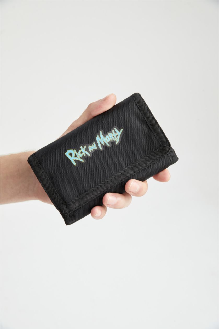 MAN Black Man Rick and Morty Licensed Wallets