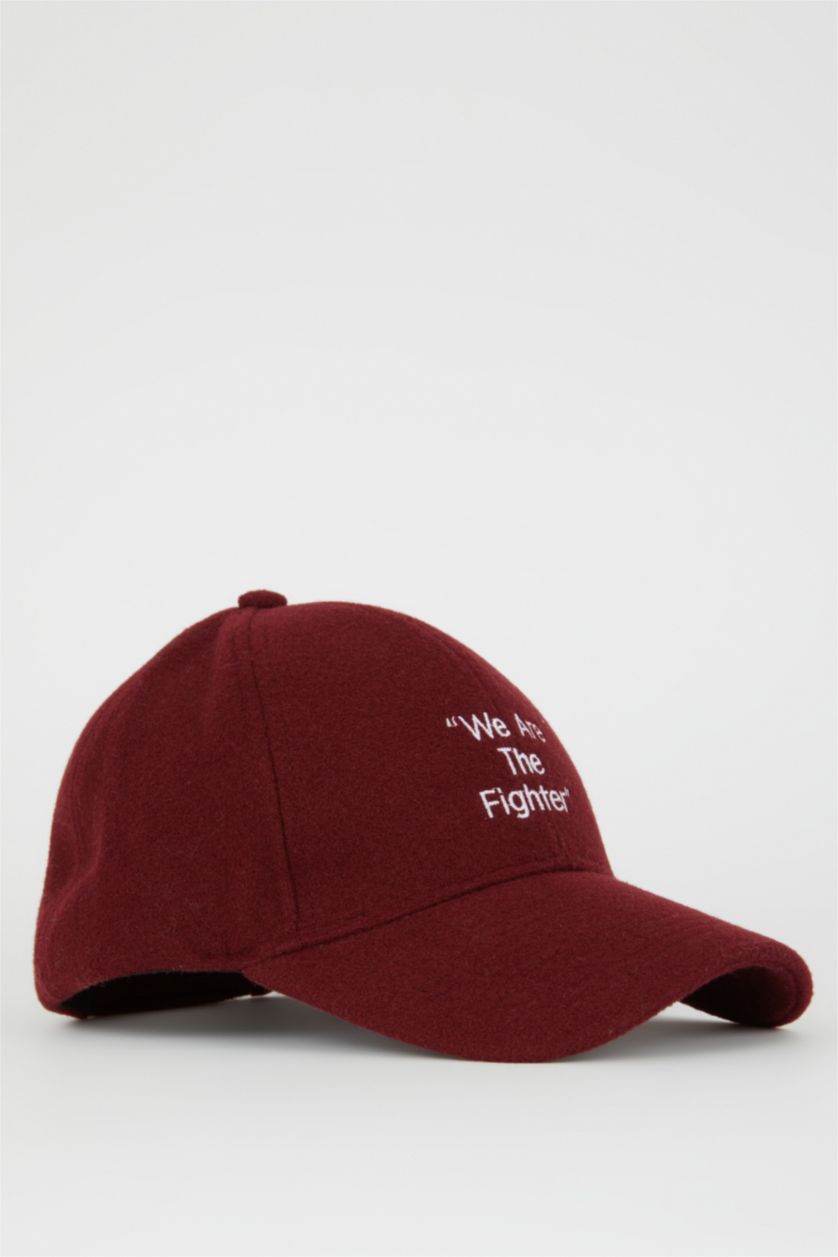 FEMME Bordeaux Chapeau Femme