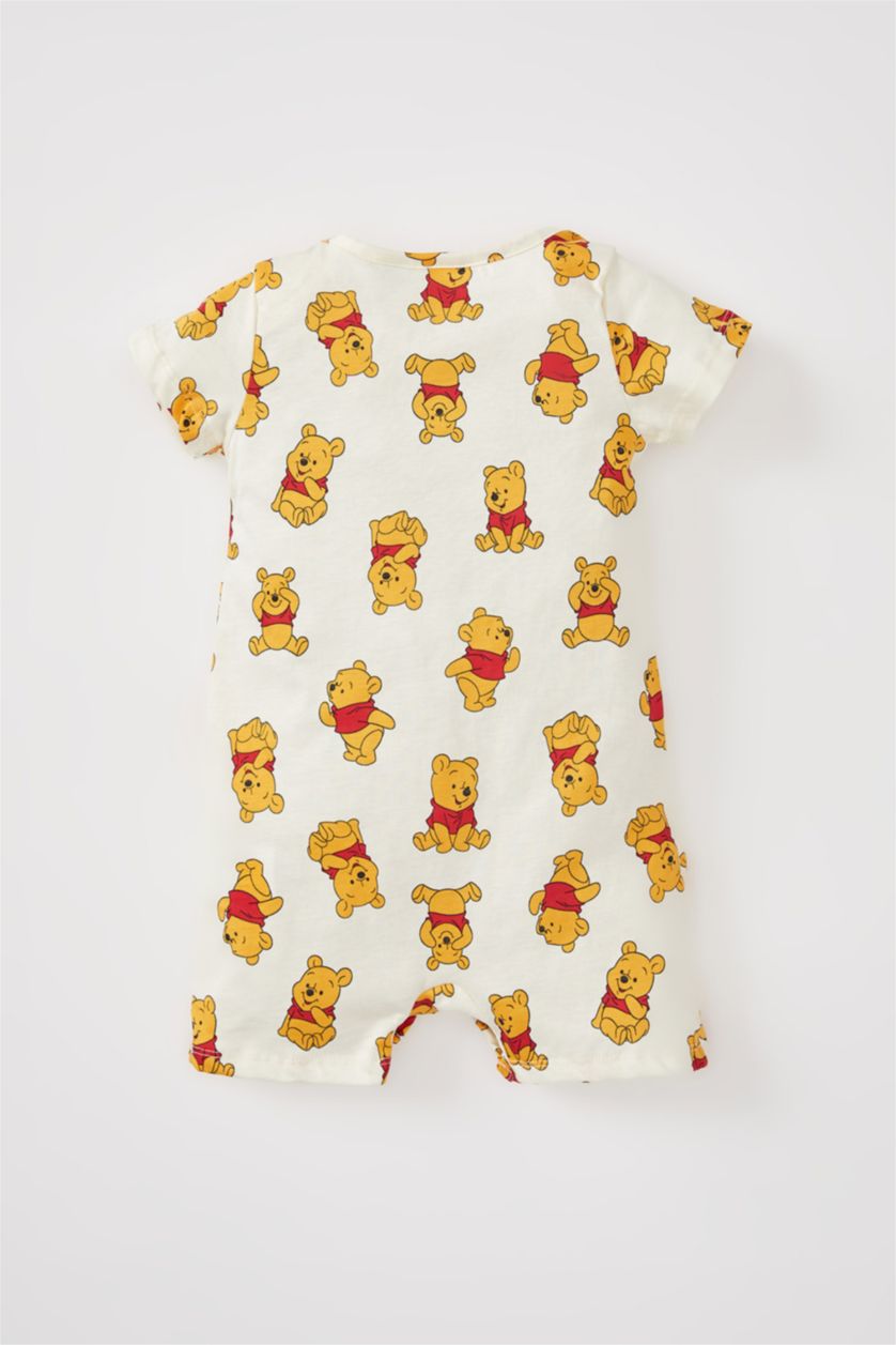 BABY BOY Sand Regular Fit Crew Neck Winnie The Pooh Licensed Jumpsuit