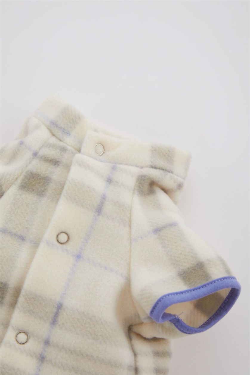 نساء بيج سويت شيرت بقصة عادية بياقة مستديرة بأكمام قصيرة