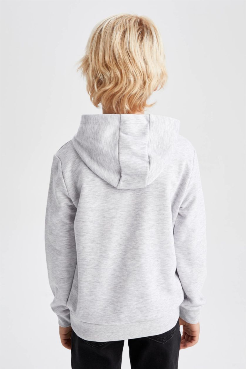BOYS & TEENS Light Grey Melange Boy Star Wars Crew Neck Sweatshirt
