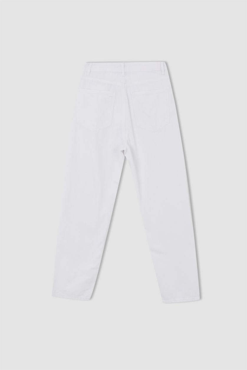Kadın Kırık Beyaz Straıght Fıt Pantolon