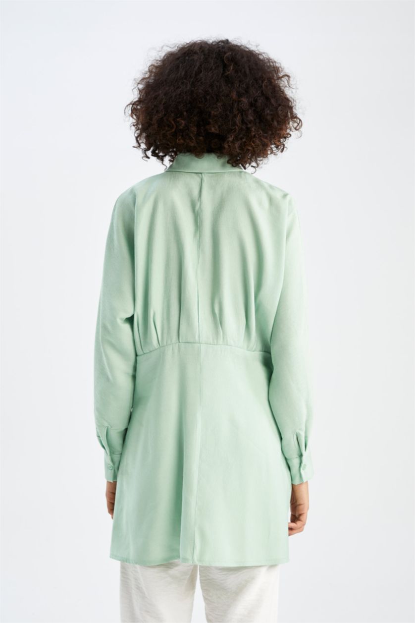 WOMAN Mint Relax Fit Long Sleeve Tunic