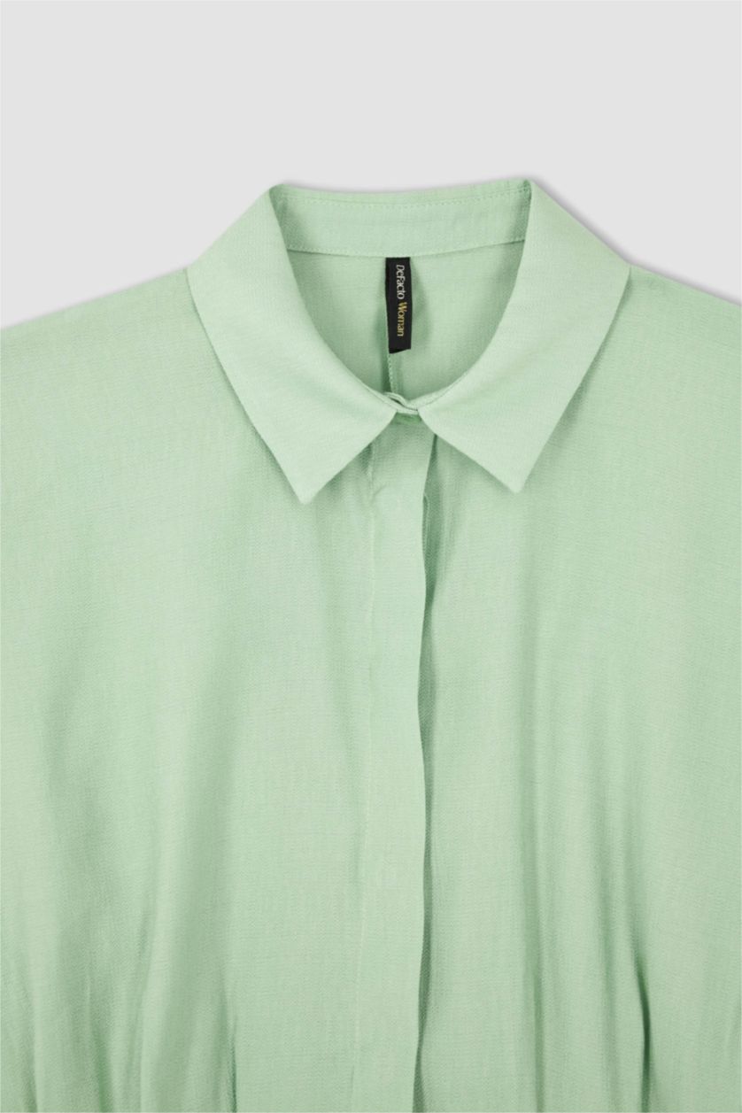 WOMAN Mint Relax Fit Long Sleeve Tunic