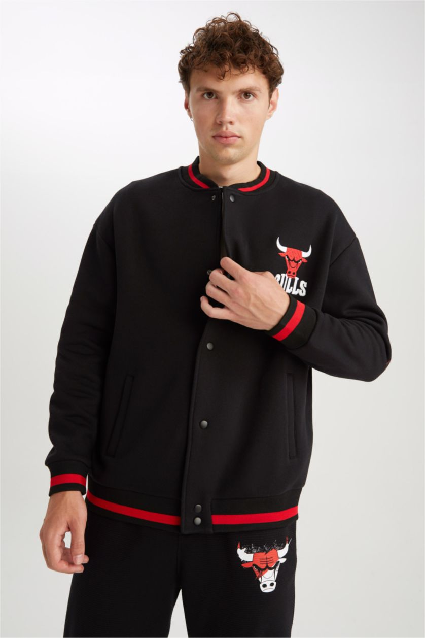 Erkek Siyah Oversıze Kalın Sweatshirt Kumaşı