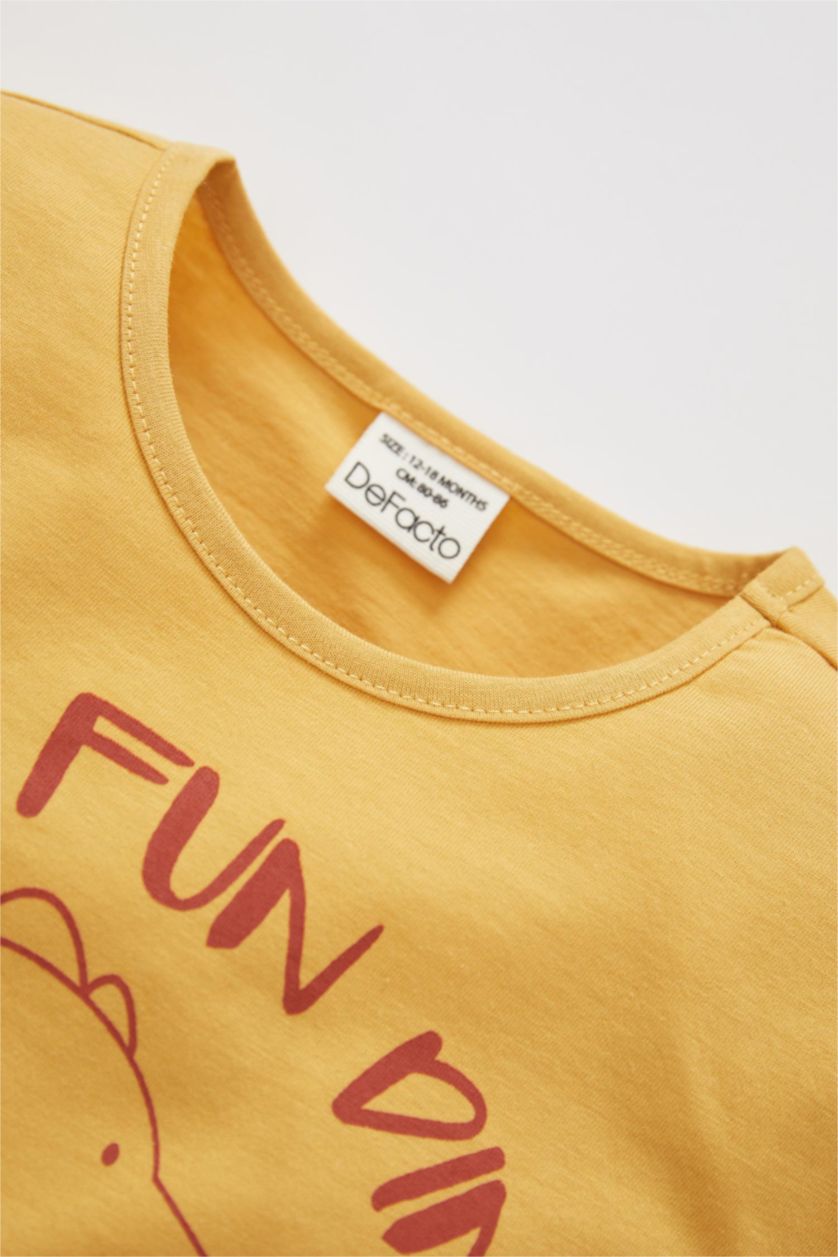 BABY BOY Yellow طقم ممشط قصة عادية