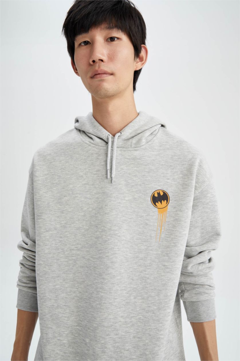 HOMME Grimelanj Sweat- Shirt Coupe boxy À capuche Grand Batman