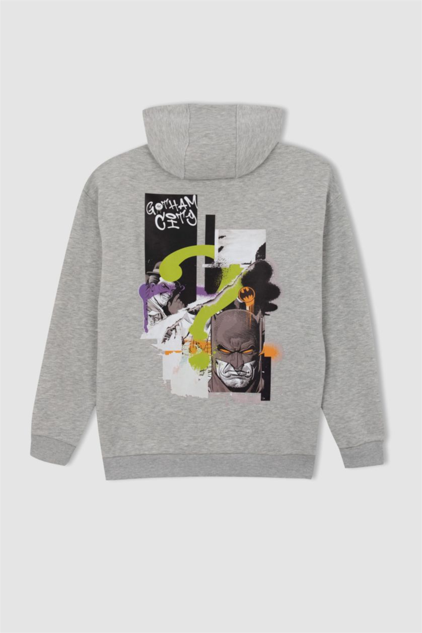 HOMME Grimelanj Sweat- Shirt Coupe boxy À capuche Grand Batman