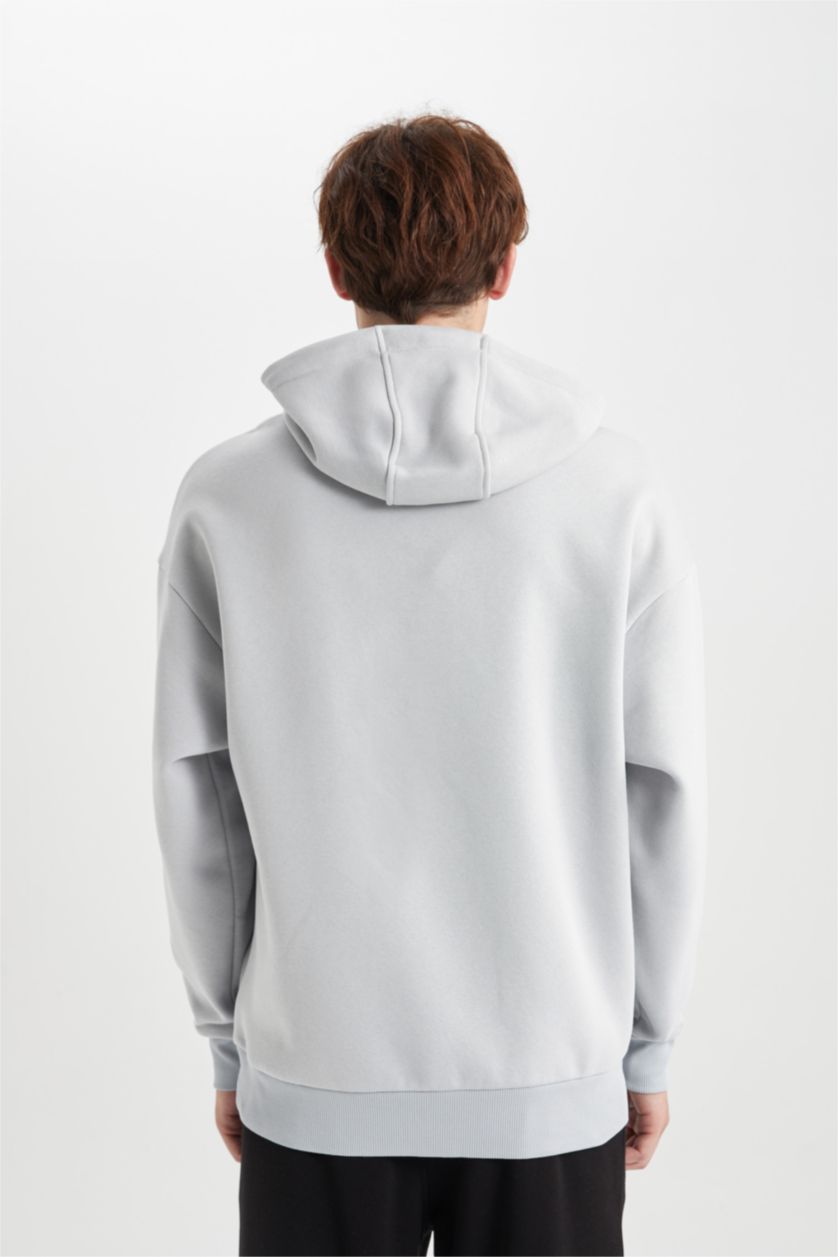 MAN Light Grey Oversize Fit Licensed by Marvel Sweatshirt