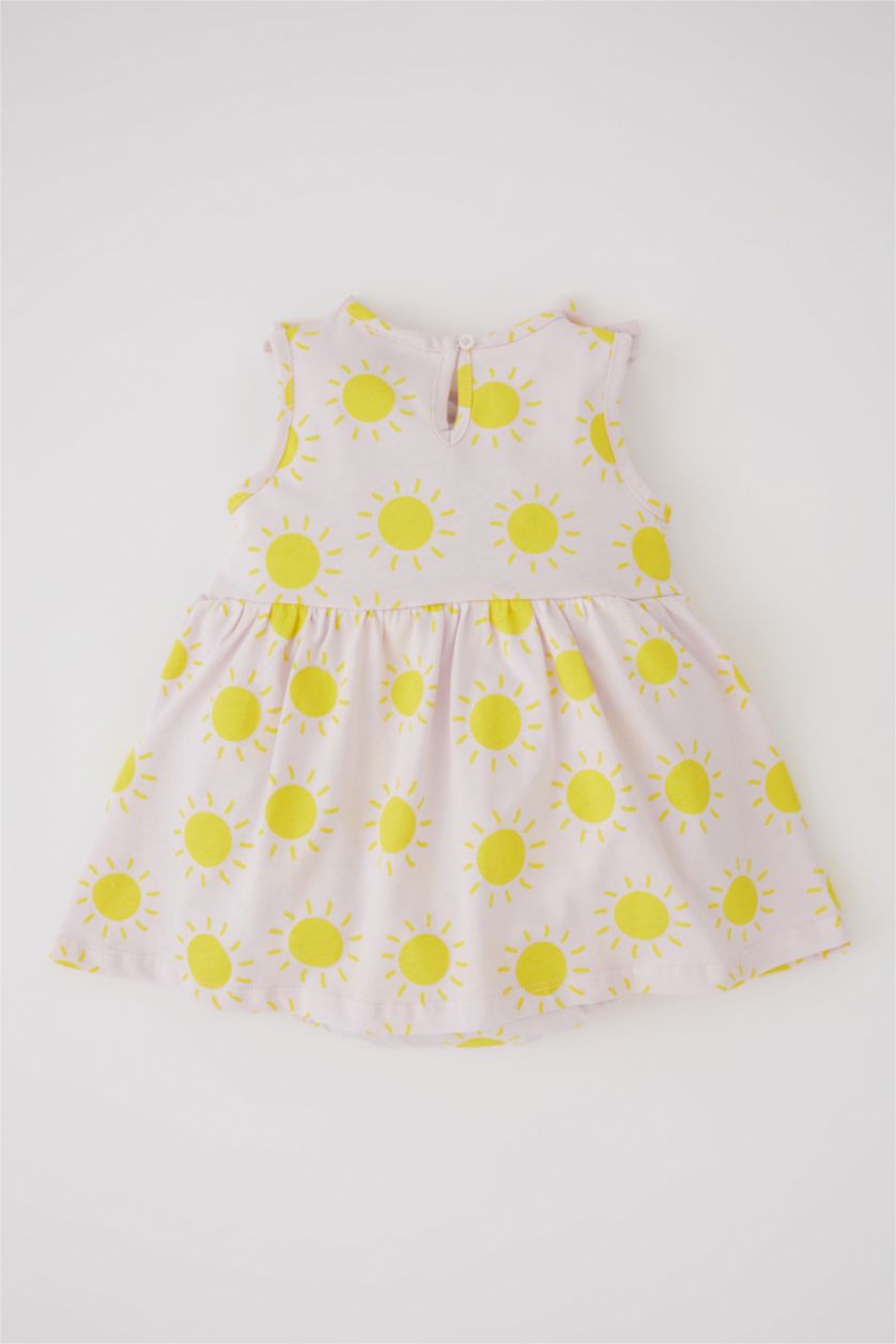 BABY GIRL Pink Baby Girl Newborn Sleeveless Muslin Short Jumpsuit