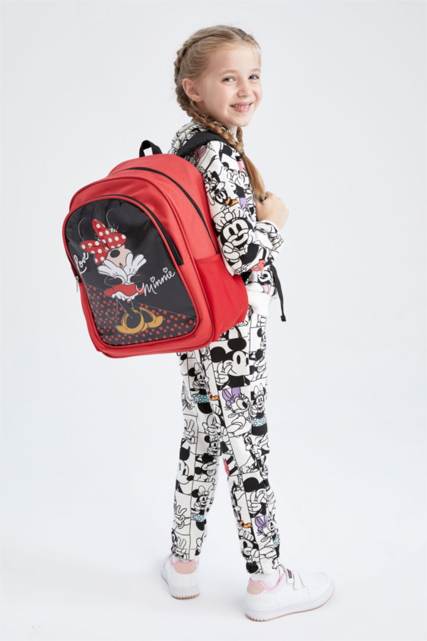 GIRLS & TEENS Red Mickey & Minnie Licensed Backpack