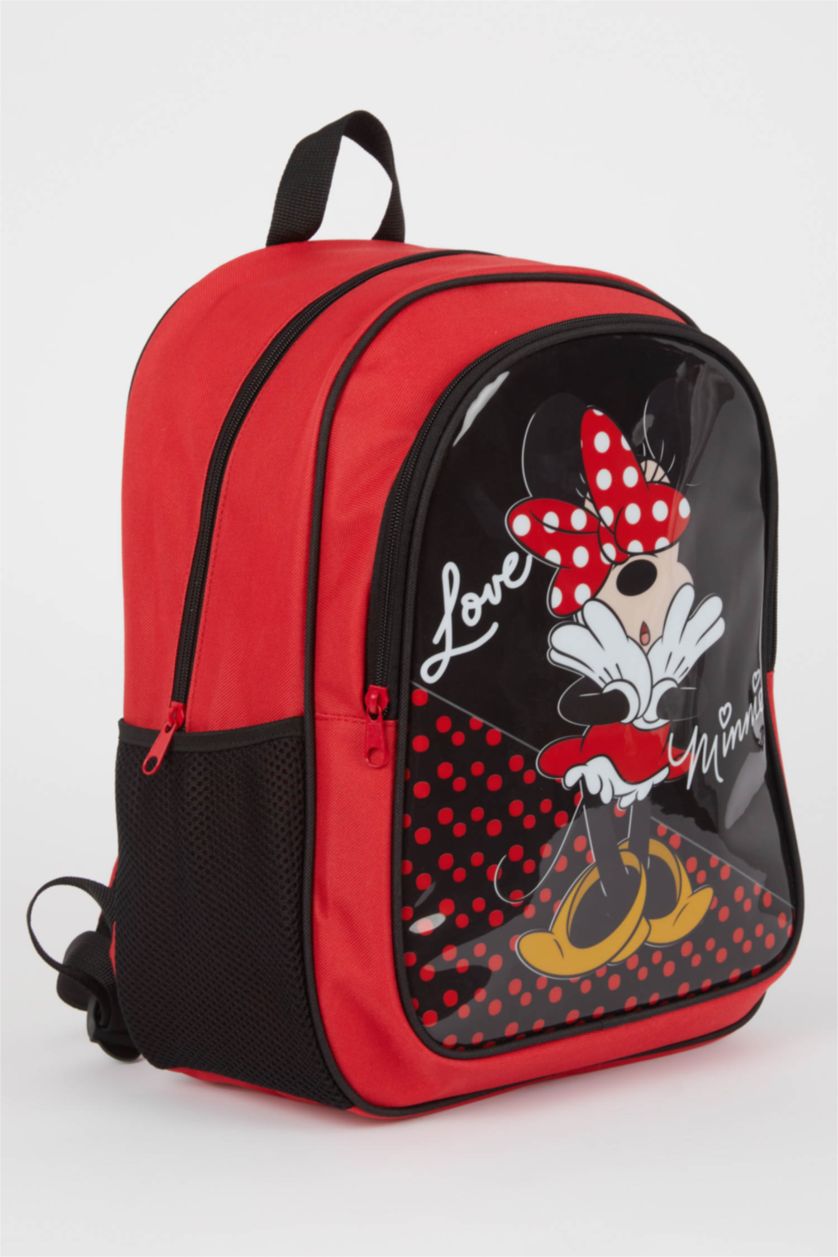 GIRLS & TEENS Red Mickey & Minnie Licensed Backpack