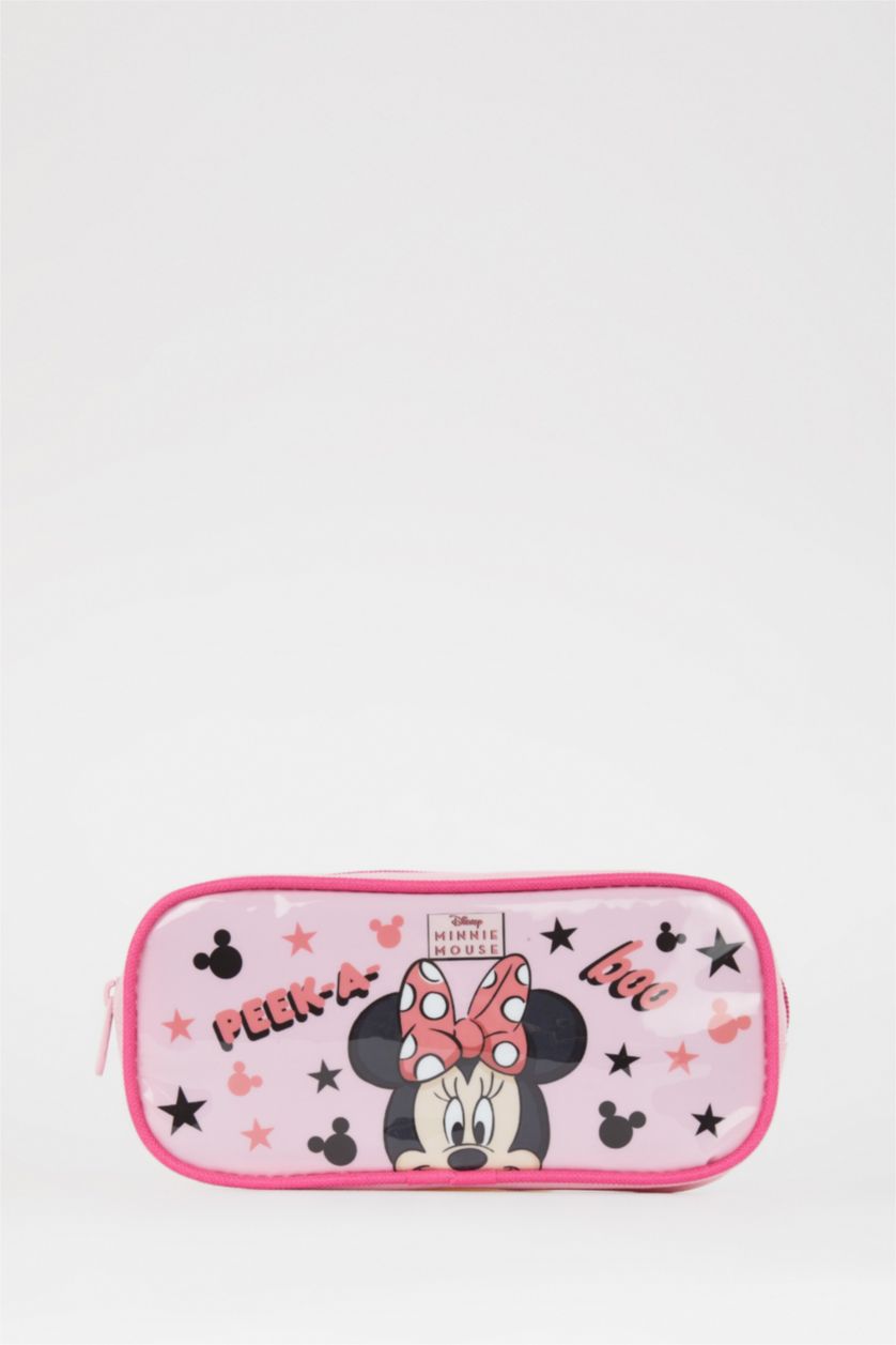 GIRLS & TEENS Pink Girl Disney Mickey & Minnie Pencil Case