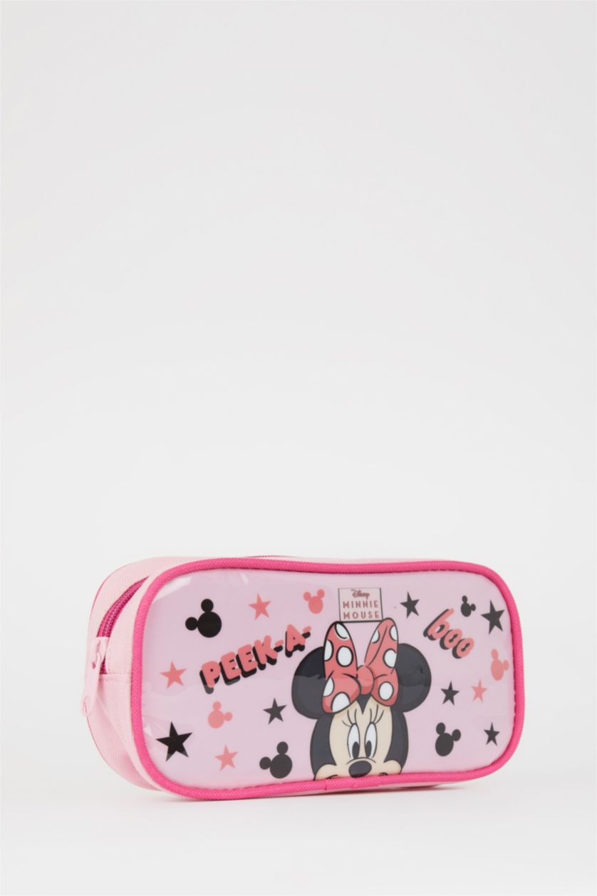 GIRLS & TEENS Pink Girl Disney Mickey & Minnie Pencil Case
