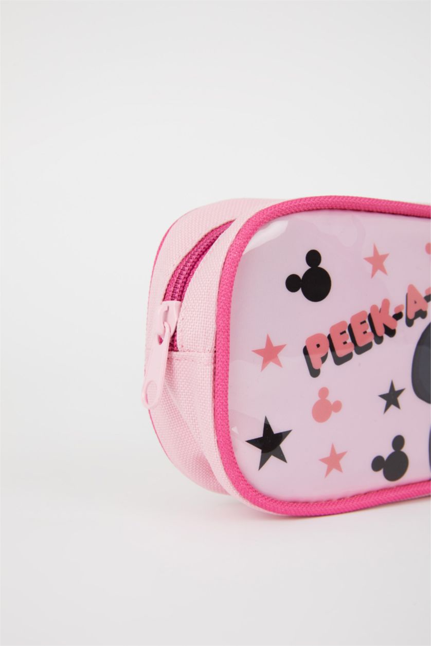 GIRLS & TEENS Pink Girl Disney Mickey & Minnie Pencil Case