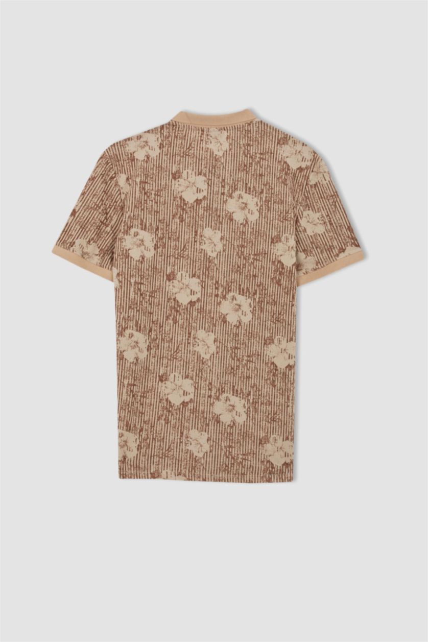 Мужчины Слоновая кость Футболка поло