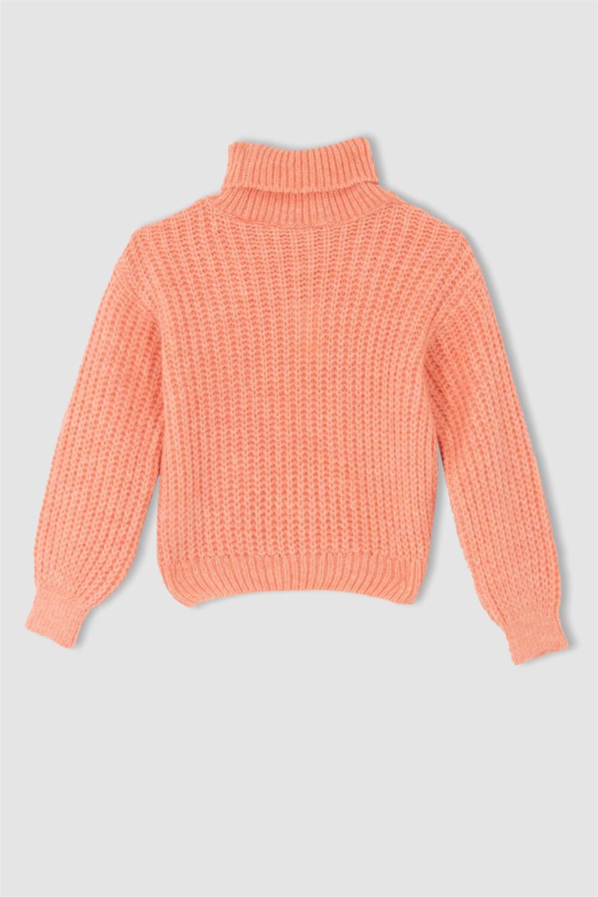 بنات مرجاني بلوفر تريكو اوفر سايز بياقة مدورة