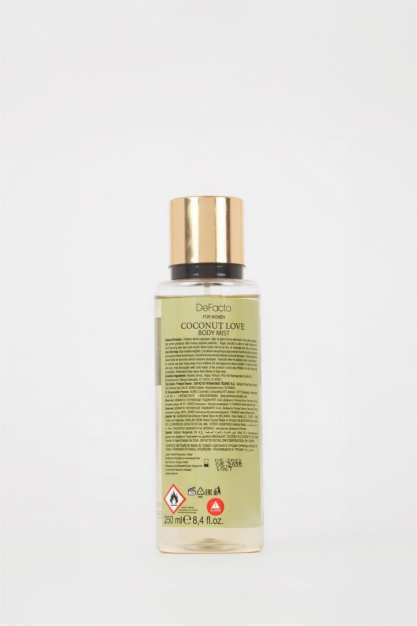 Woman White Women Body Mist Coconut Love Fruity 250 ml Body Spray