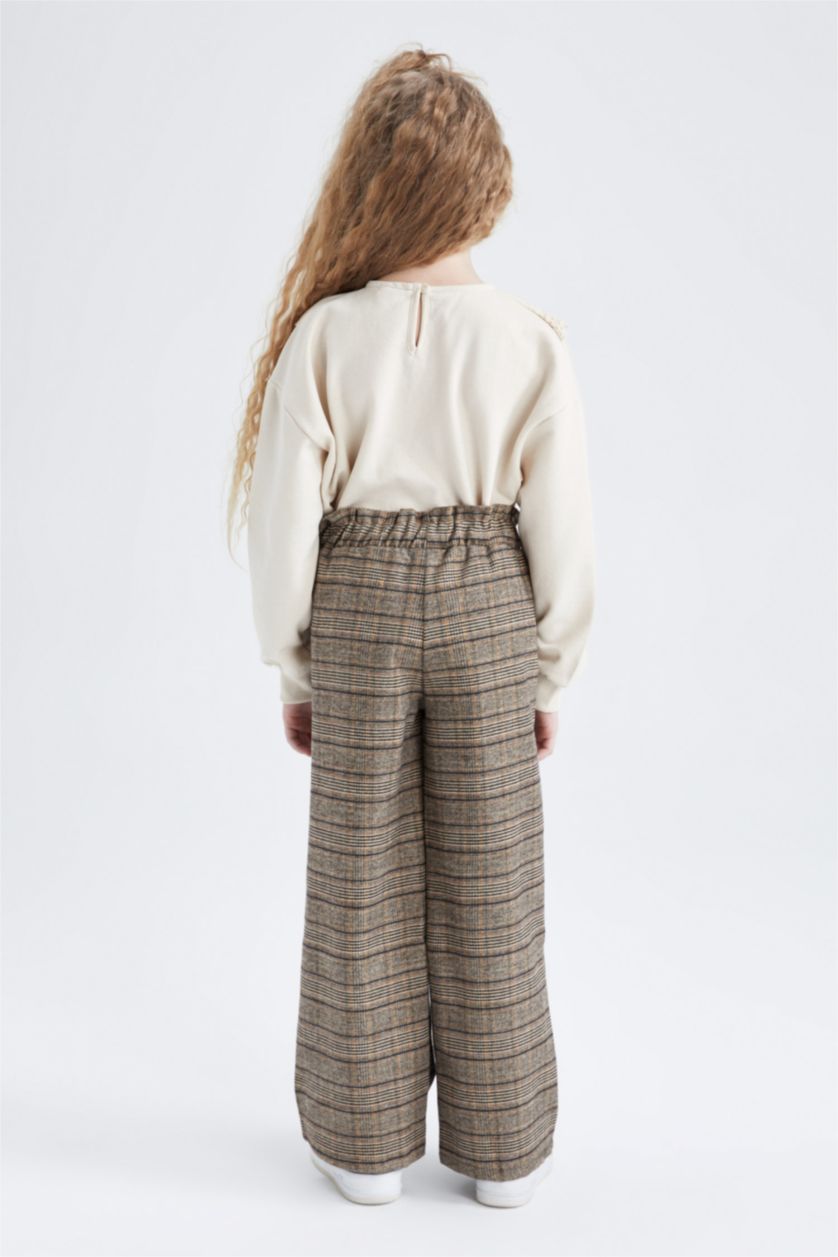 GIRLS & TEENS Brown Girl Wide Leg Trousers