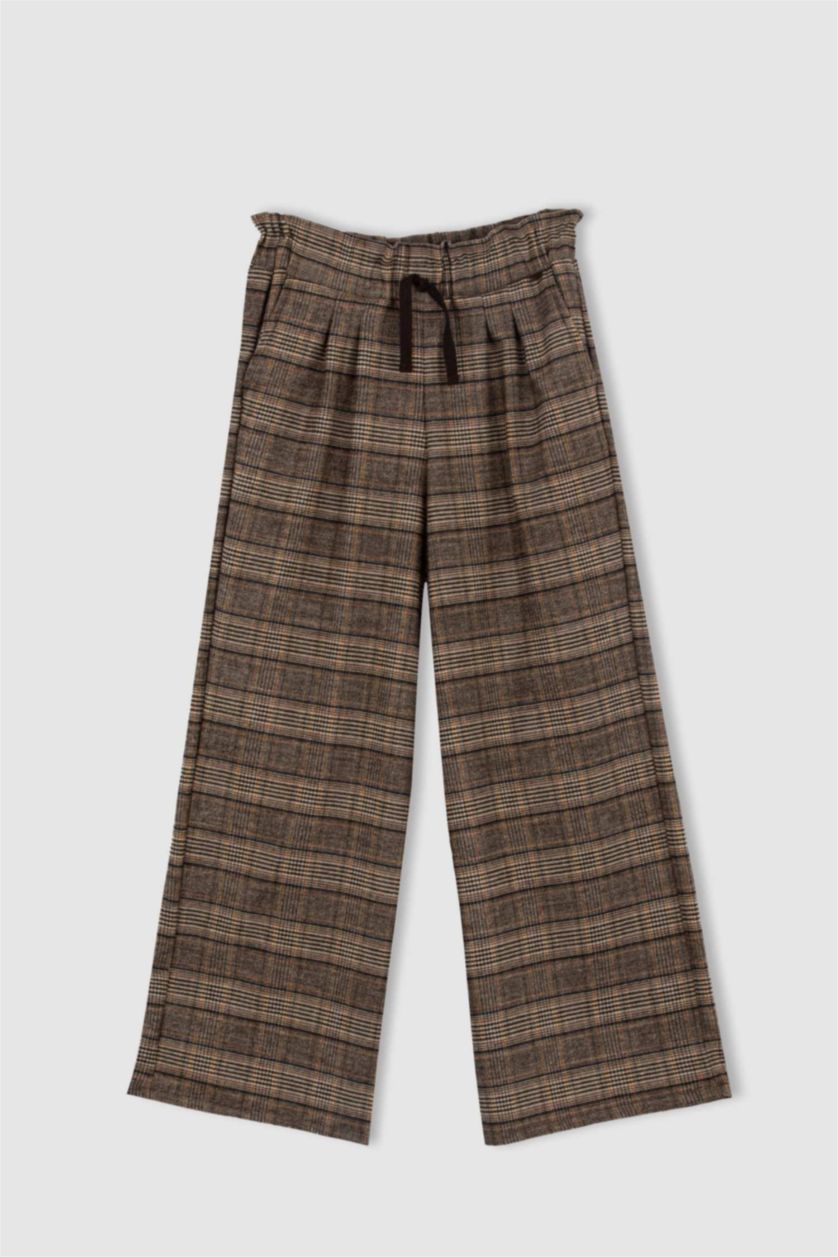 GIRLS & TEENS Brown Girl Wide Leg Trousers