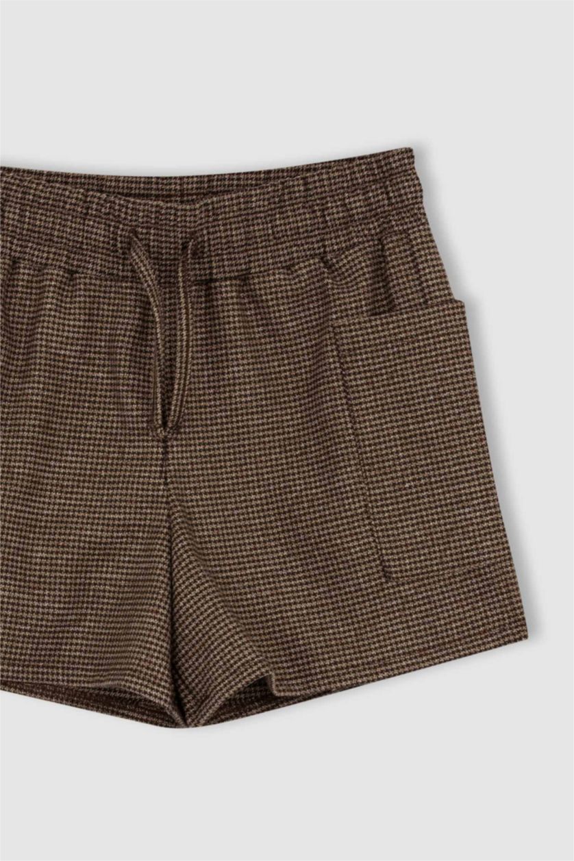 بناتي بني طقم بناتي شورت وشرابات - قطعتين