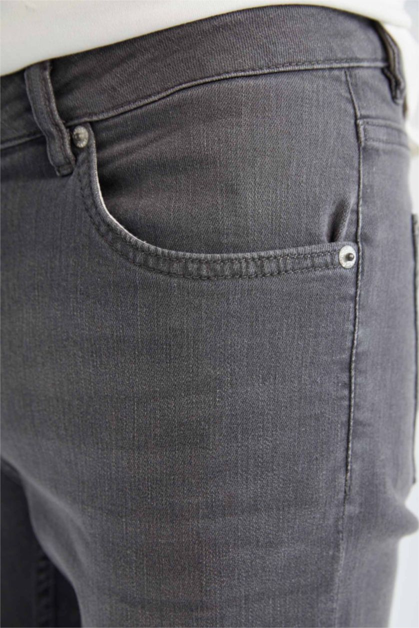 HOMME Gris Pantalon Pedro Denim Coupe Slim