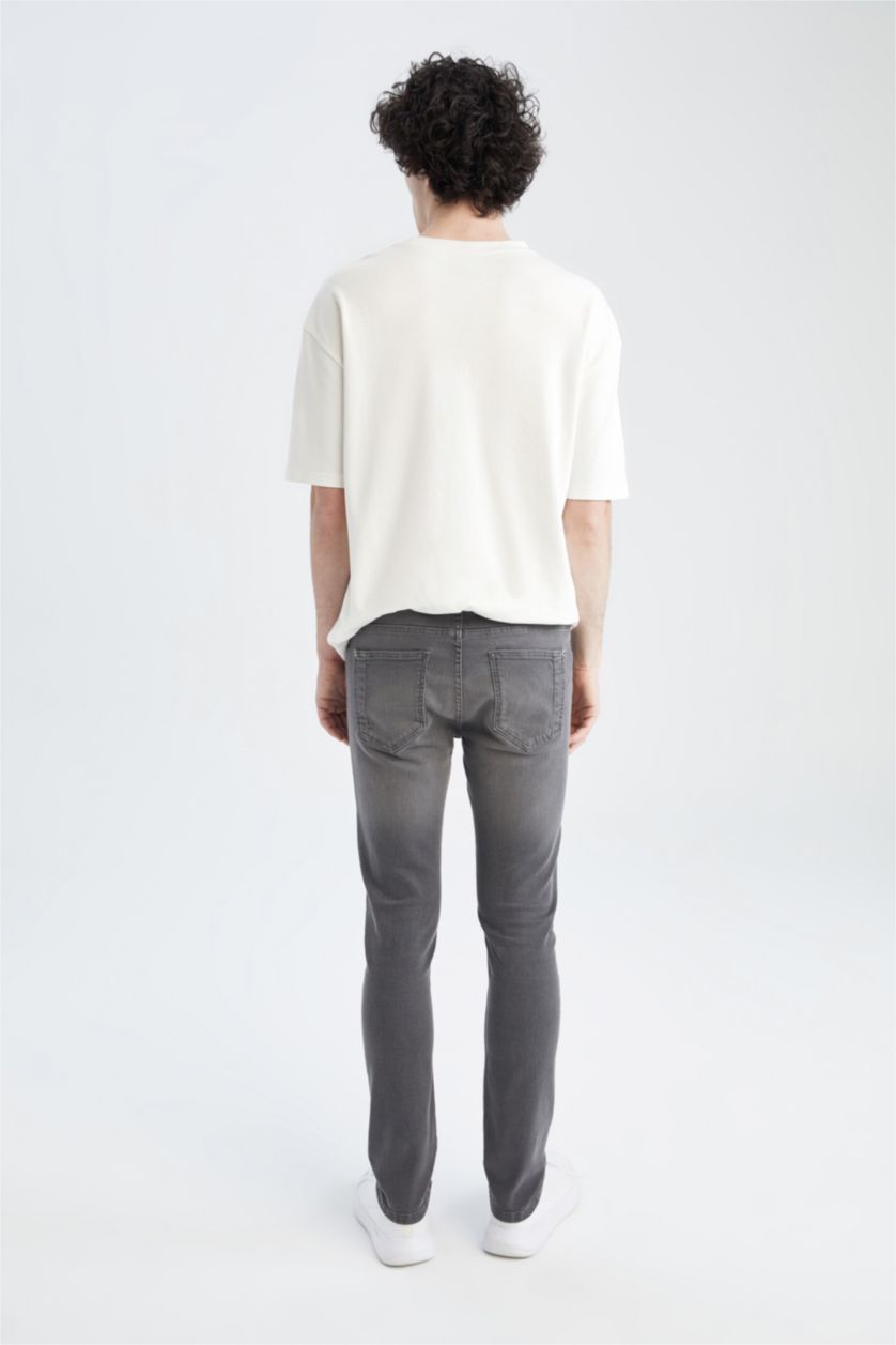 HOMME Gris Pantalon Pedro Denim Coupe Slim