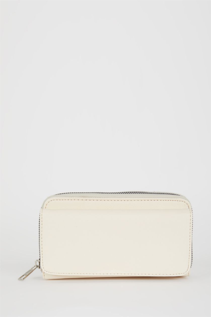 Kadın Bej Kadın Suni Deri Cüzdan