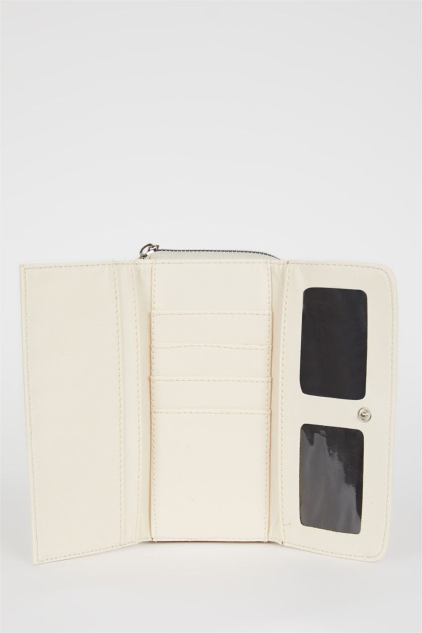 Kadın Bej Kadın Suni Deri Cüzdan