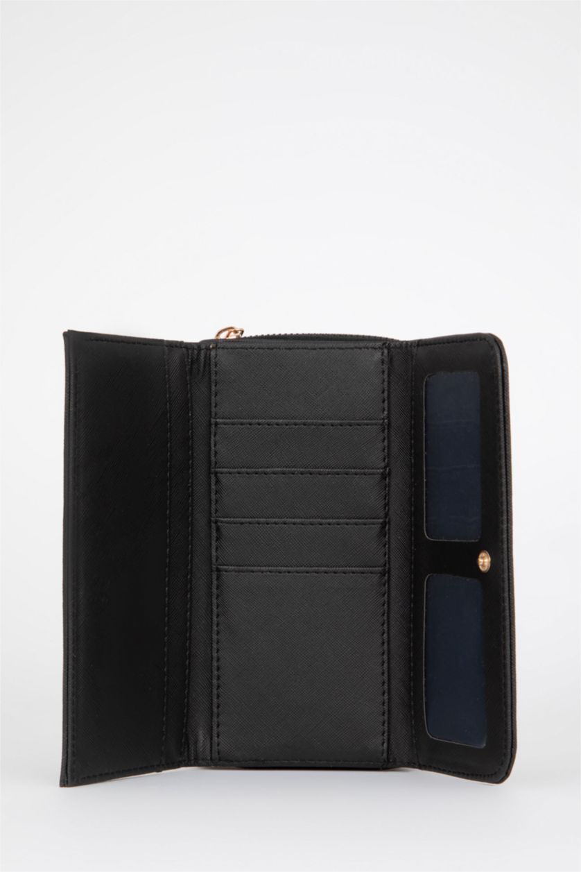 Kadın Siyah Kadın Suni Deri Cüzdan