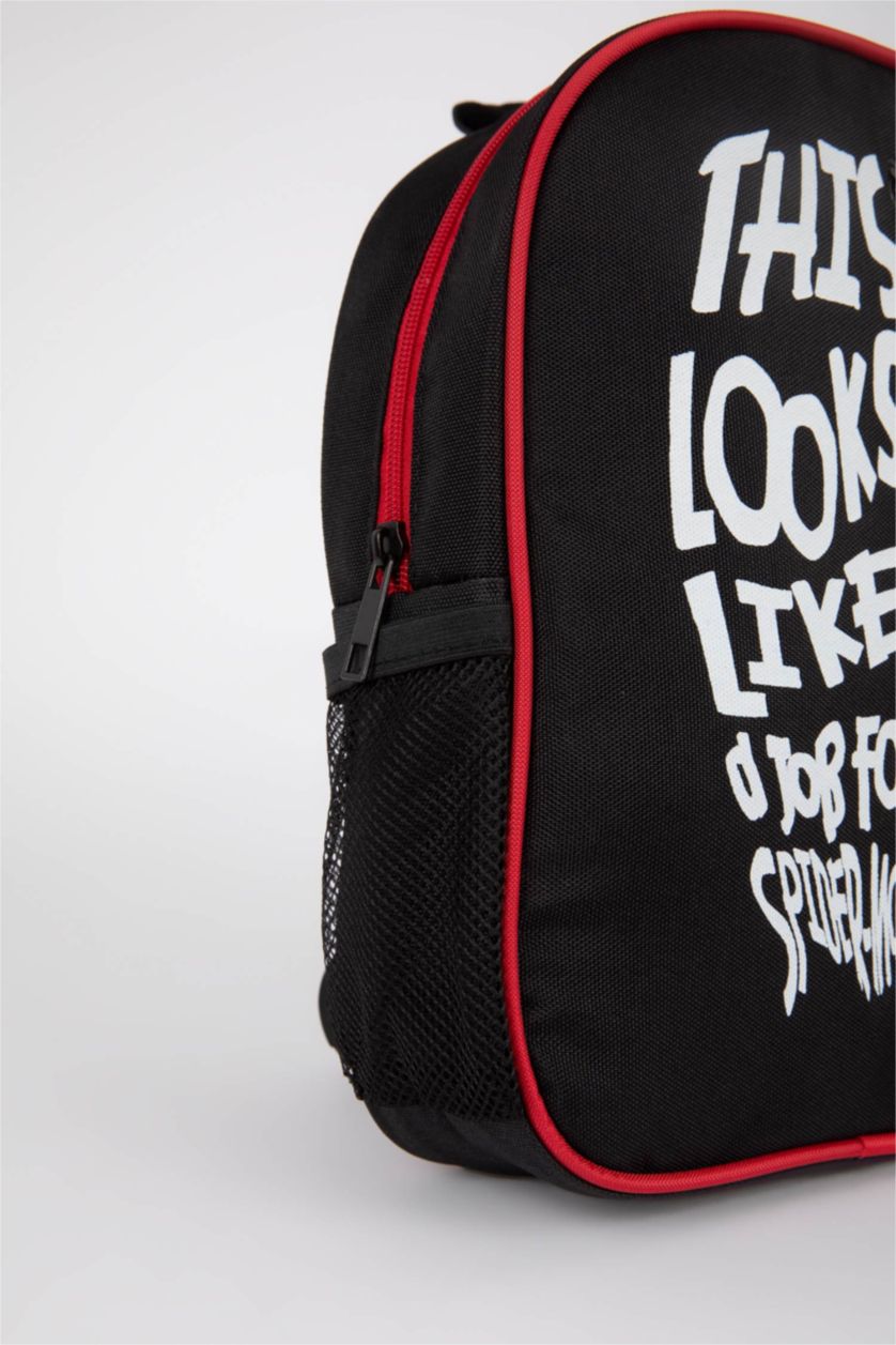 Мальчики и подростки Черный Рюкзак Marvel Spiderman для мальчиков