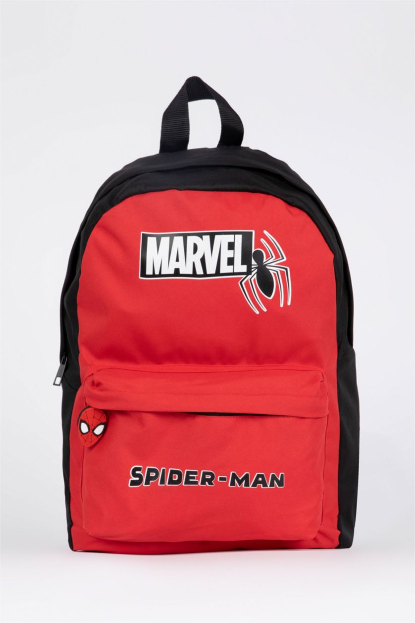 Мальчики и подростки Черный Рюкзак Marvel Spiderman для мальчиков