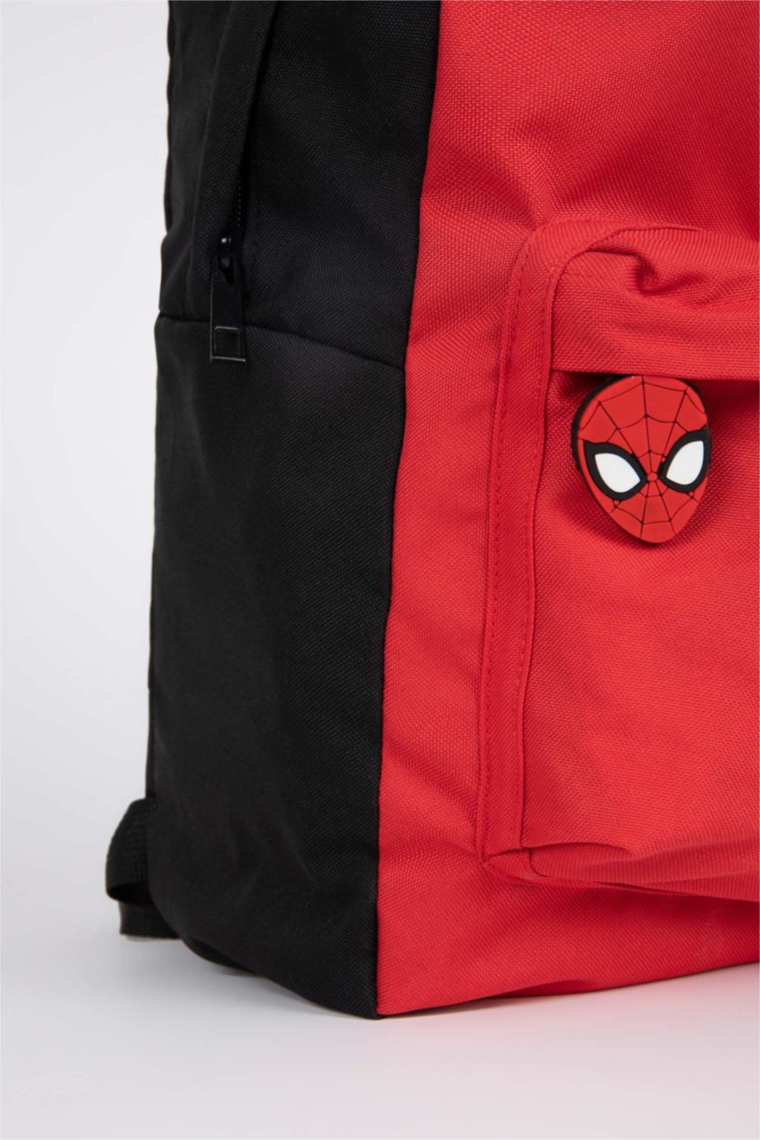 Мальчики и подростки Черный Рюкзак Marvel Spiderman для мальчиков