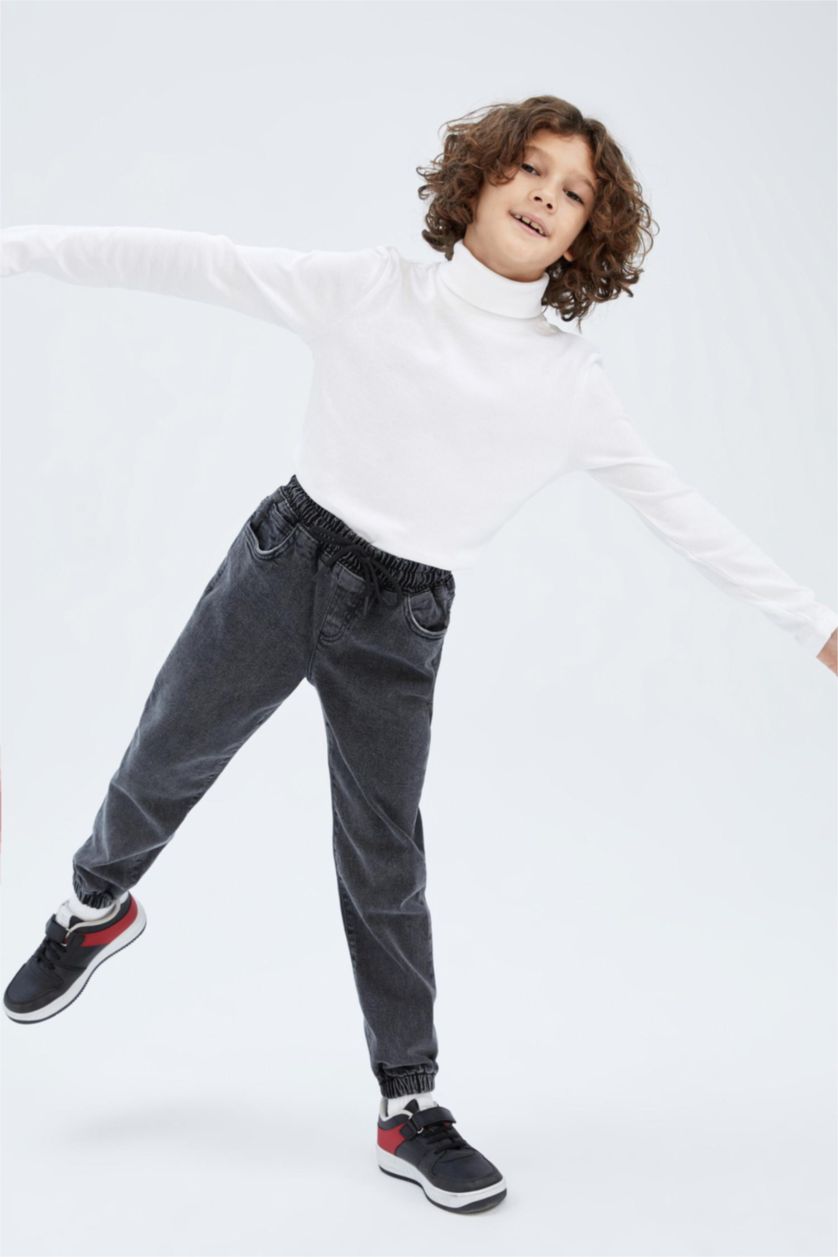 Мальчики и подростки Серый Джинсы джоггеры для мальчиков