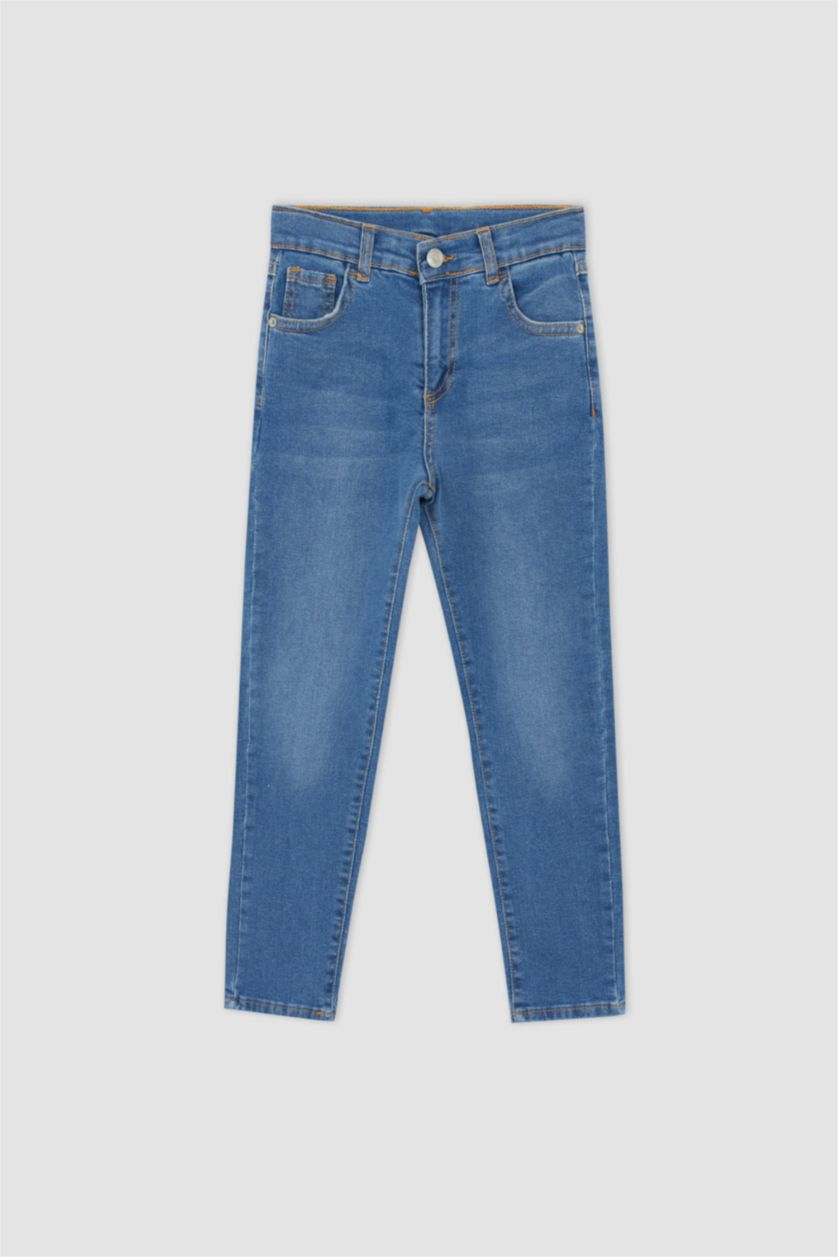 أولاد أزرق بنطلون جينز ولادي قصة عادية