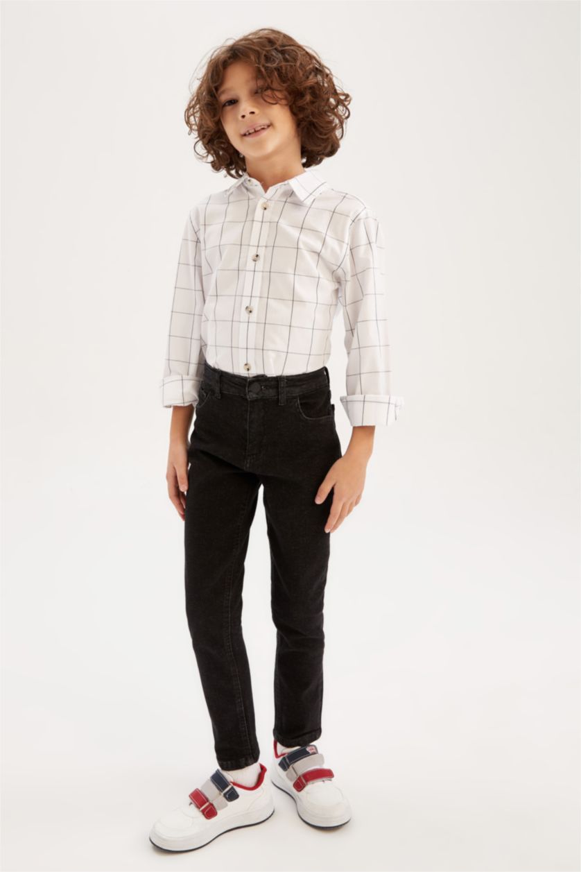 أولادي أسود بنطلون جينز اولادي سليم فيت أسود