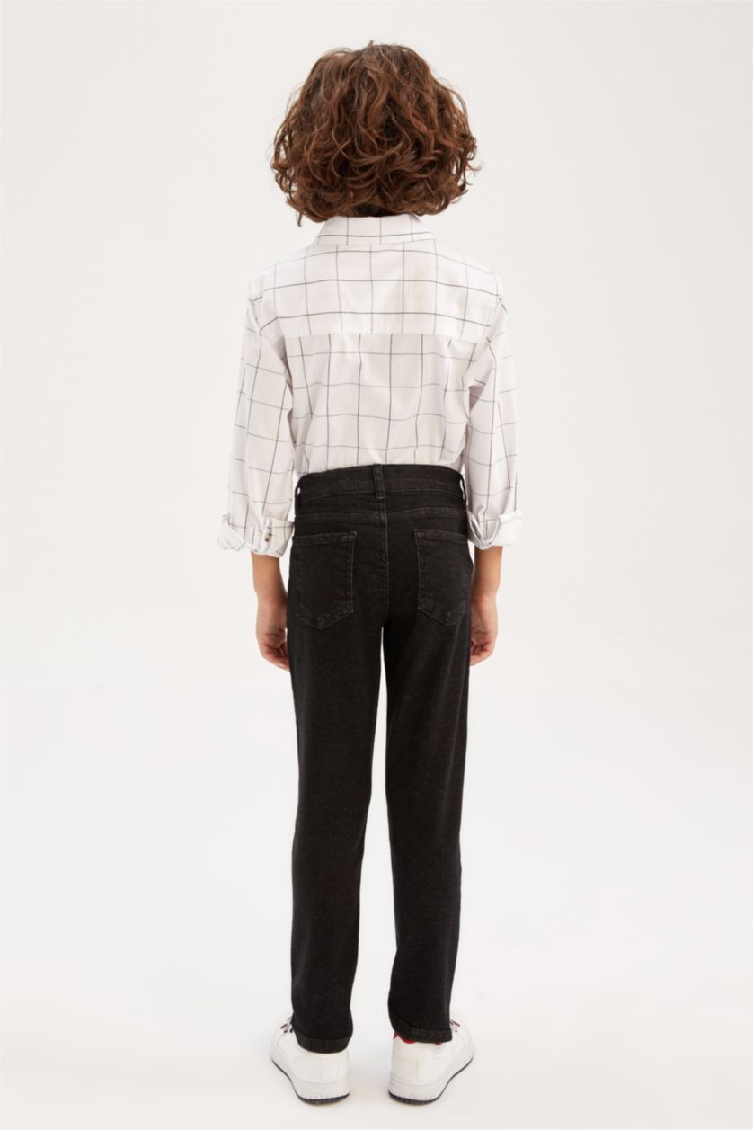 أولادي أسود بنطلون جينز اولادي سليم فيت أسود