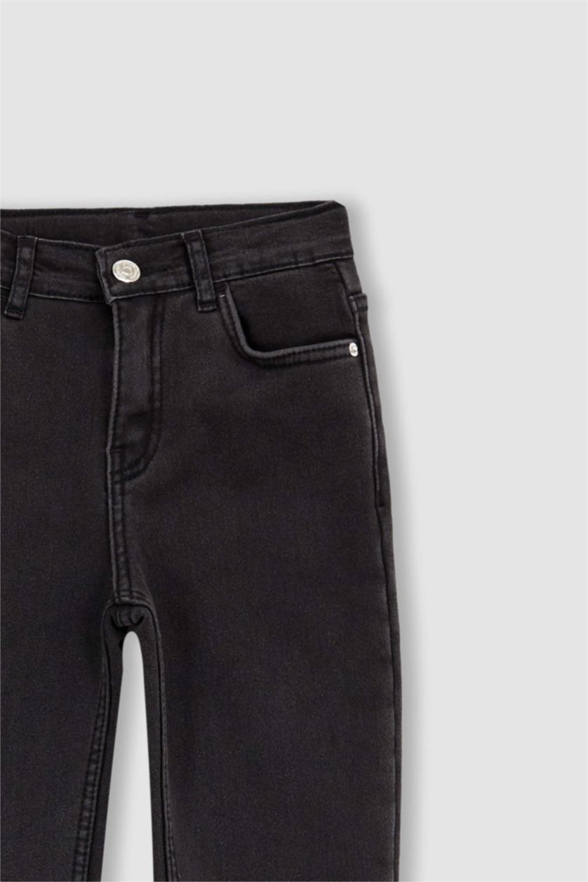 Erkek Çocuk - Genç Erkek Antrasit Erkek Çocuk Slim Fit Jean Pantolon