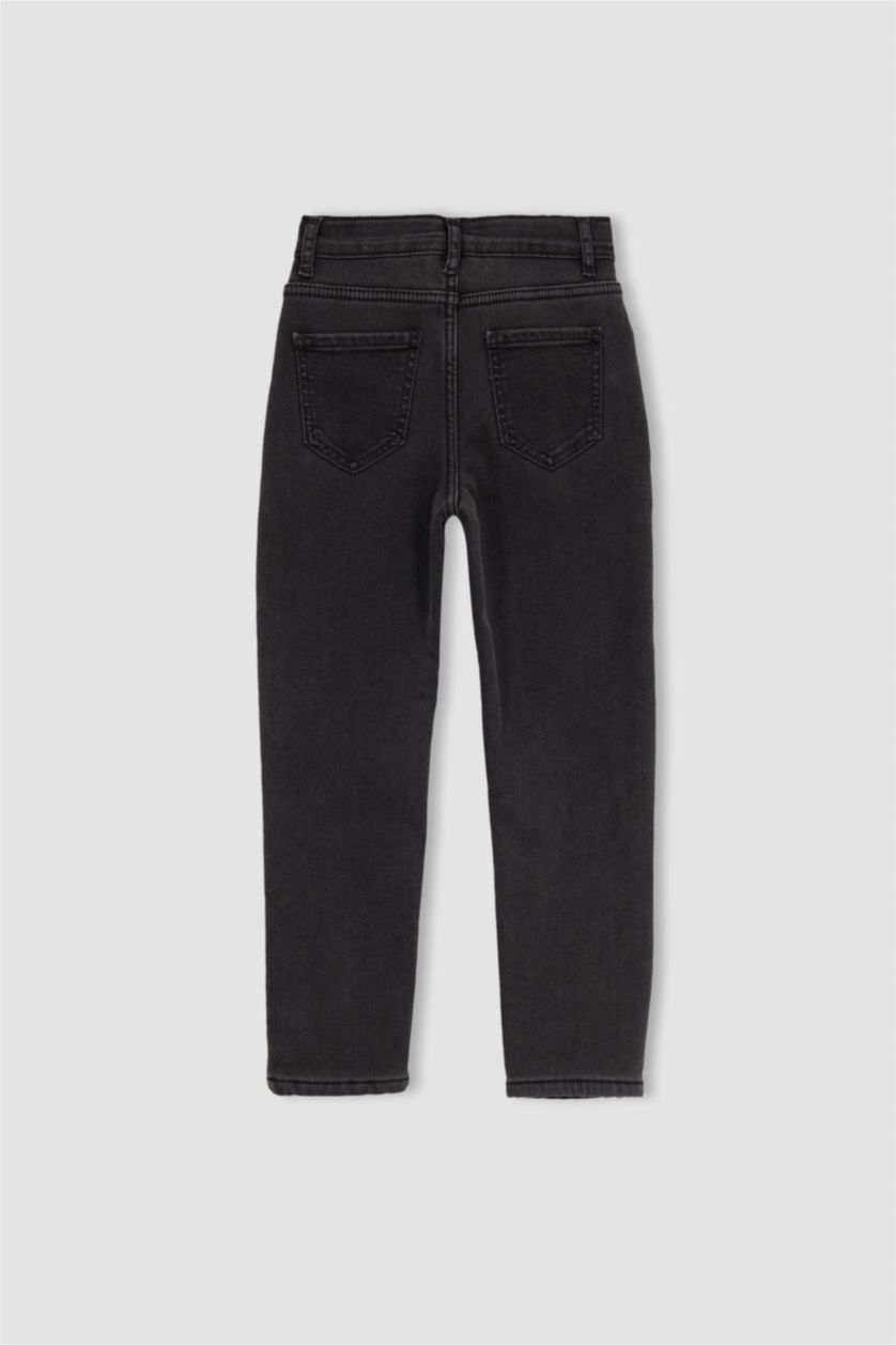 Erkek Çocuk - Genç Erkek Antrasit Erkek Çocuk Slim Fit Jean Pantolon