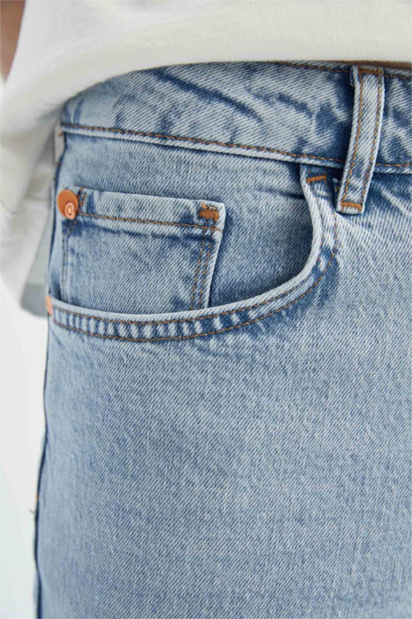 HOMME BLEU Clair Pantalon Coupe Confort Régulière