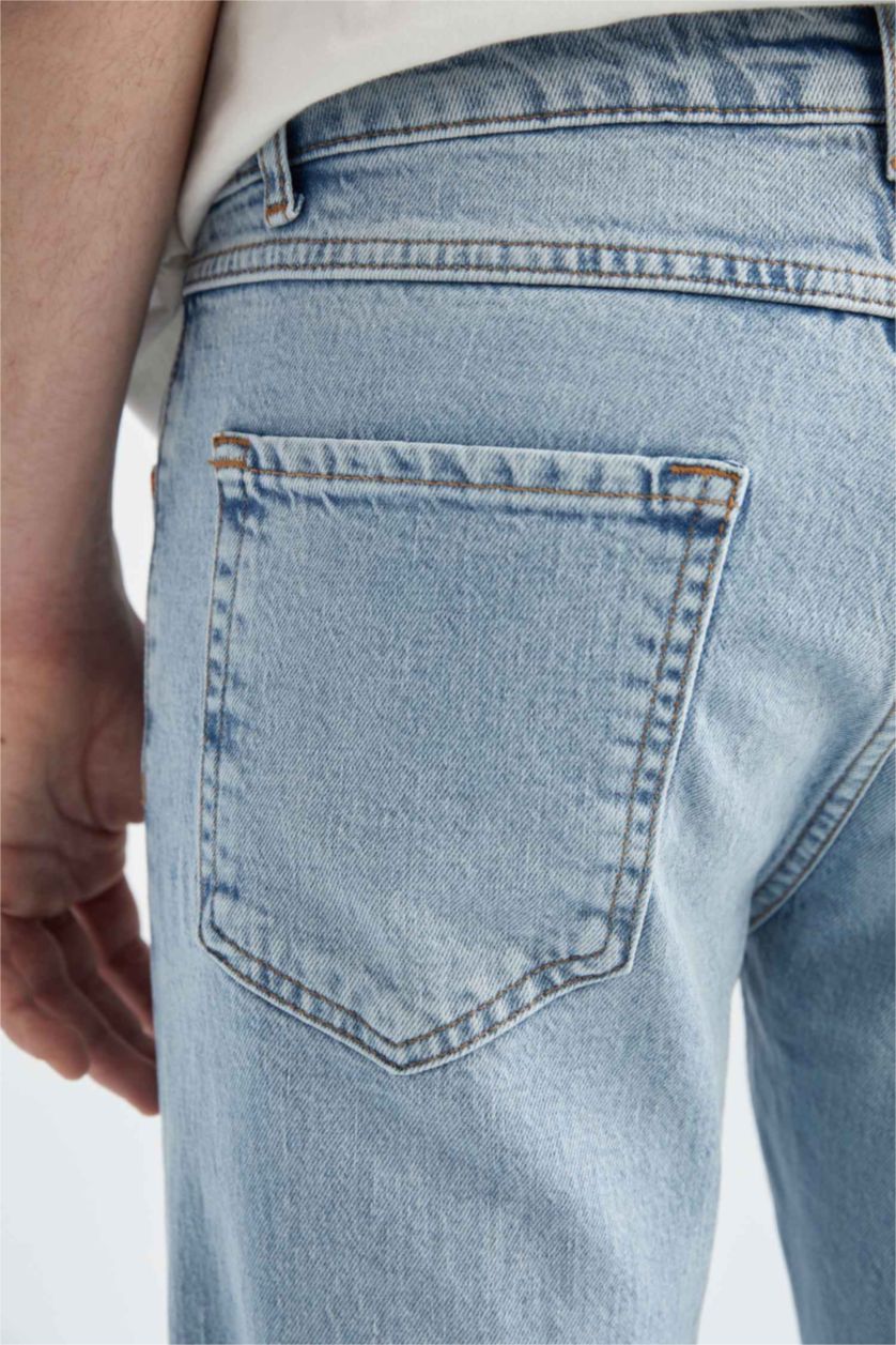 HOMME BLEU Clair Pantalon Coupe Confort Régulière