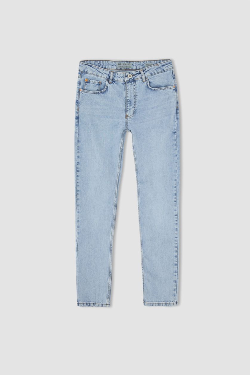 HOMME BLEU Clair Pantalon Coupe Confort Régulière