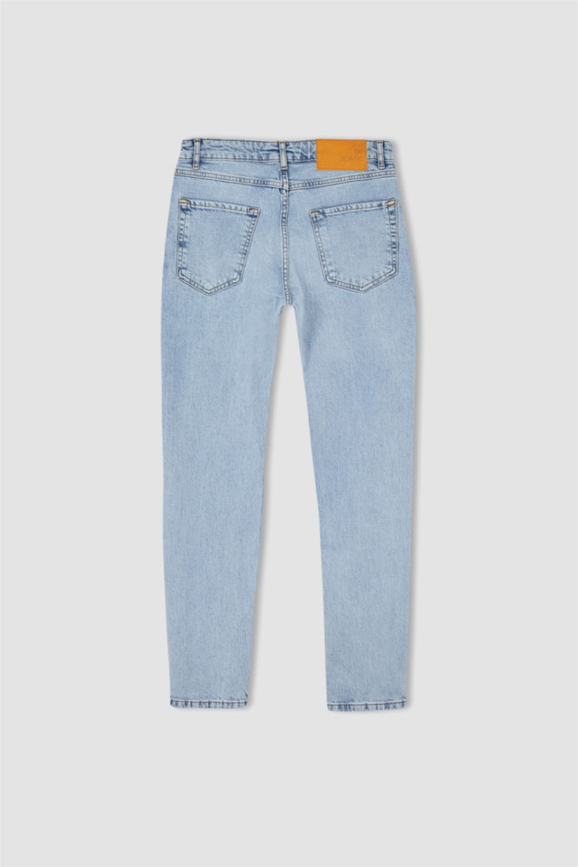 HOMME BLEU Clair Pantalon Coupe Confort Régulière