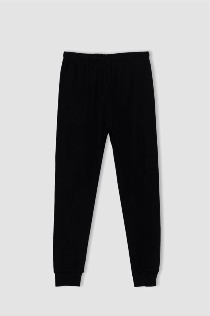 GARÇONS Noir Pyjama 2 pièces coupe régulière sous licence Star Wars pour garçon