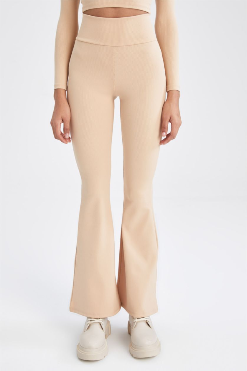 FEMME Turuncu Pantalon Jambes larges DeFactoFit