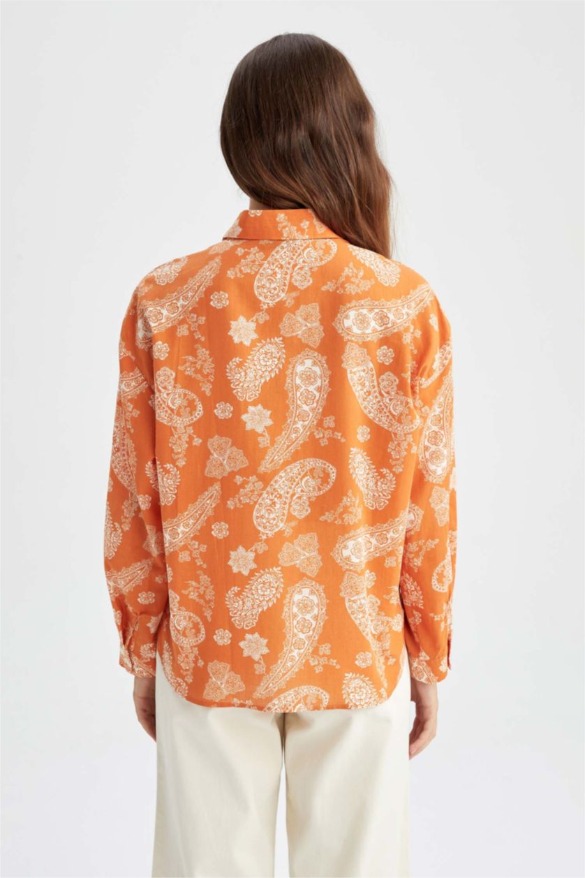 Kadın Turuncu Oversıze Vual