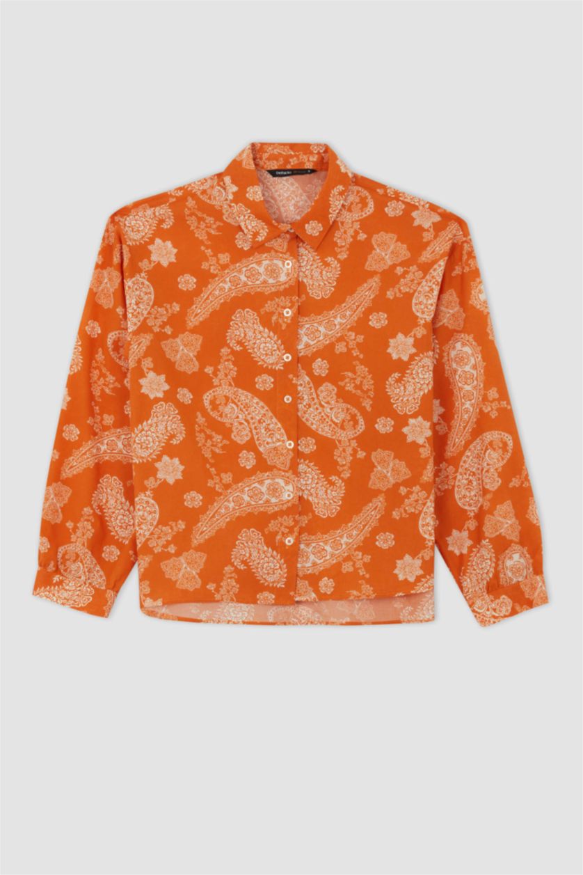 Kadın Turuncu Oversıze Vual